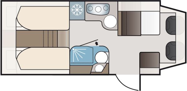 KABE Travel Master Novum 750 LGB Light