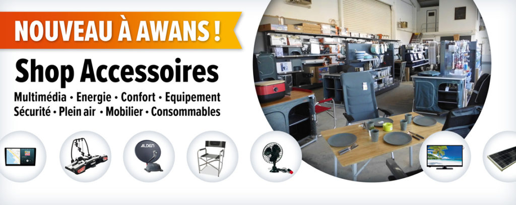 Accessoires et pièces détachées pour caravane camping car