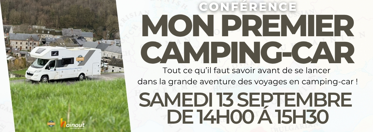 CONFÉRENCE "MON PREMIER CAMPING-CAR" du 13 SEPTEMBRE 2025