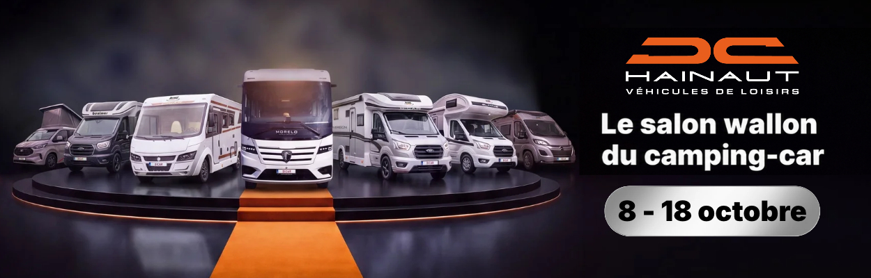 Le salon wallon du camping-car — Hainaut Caravaning Gosselies, du 8 au 18 octobre 2026