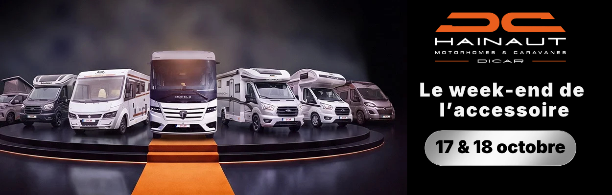 Le week-end de l'accessoire — Hainaut Caravaning Gosselies, les 17 et 18 octobre 2026